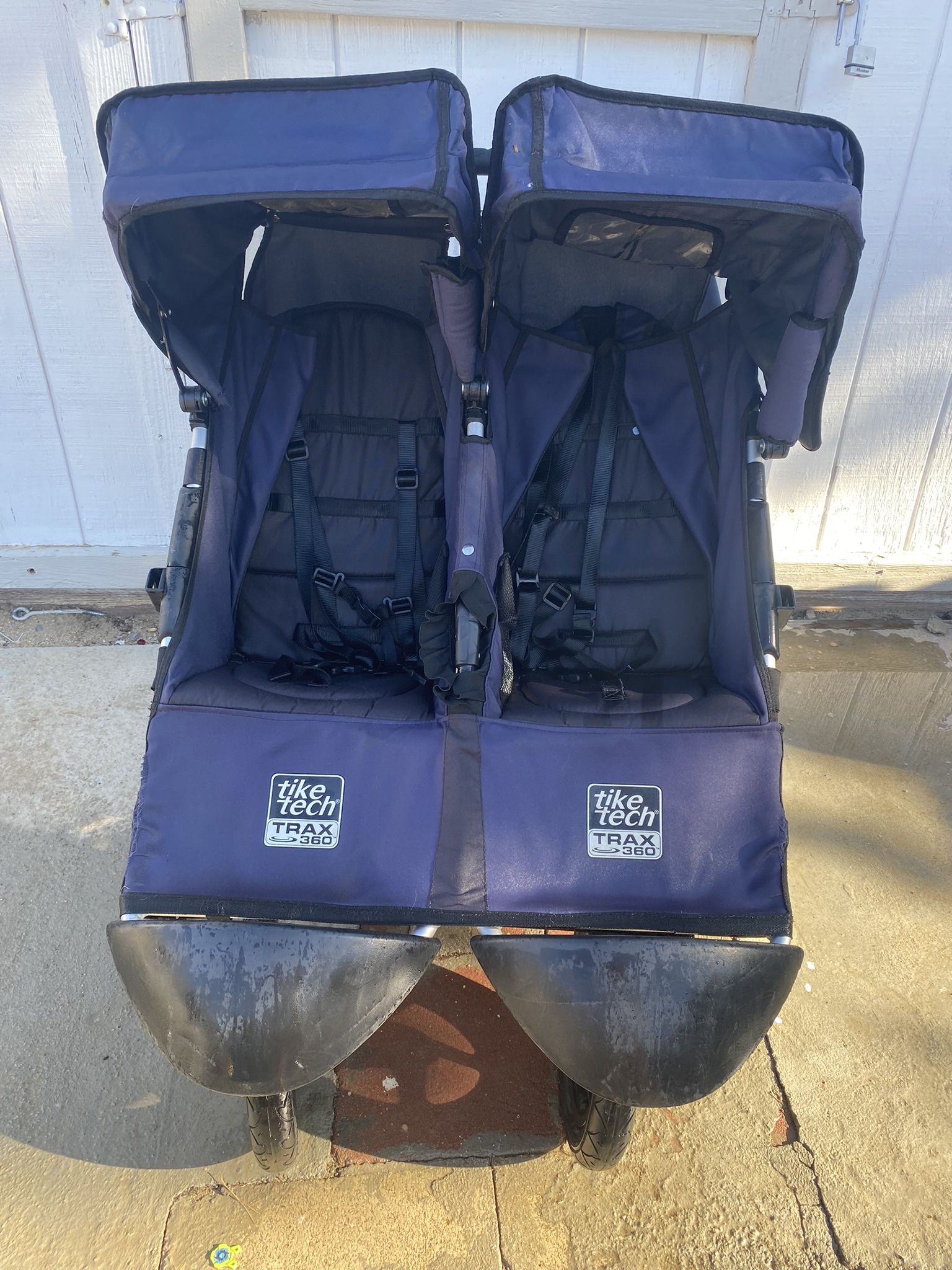 Tike Tech Trax 360 Double Stroller