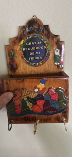 Keys hungers wooden handmade painting