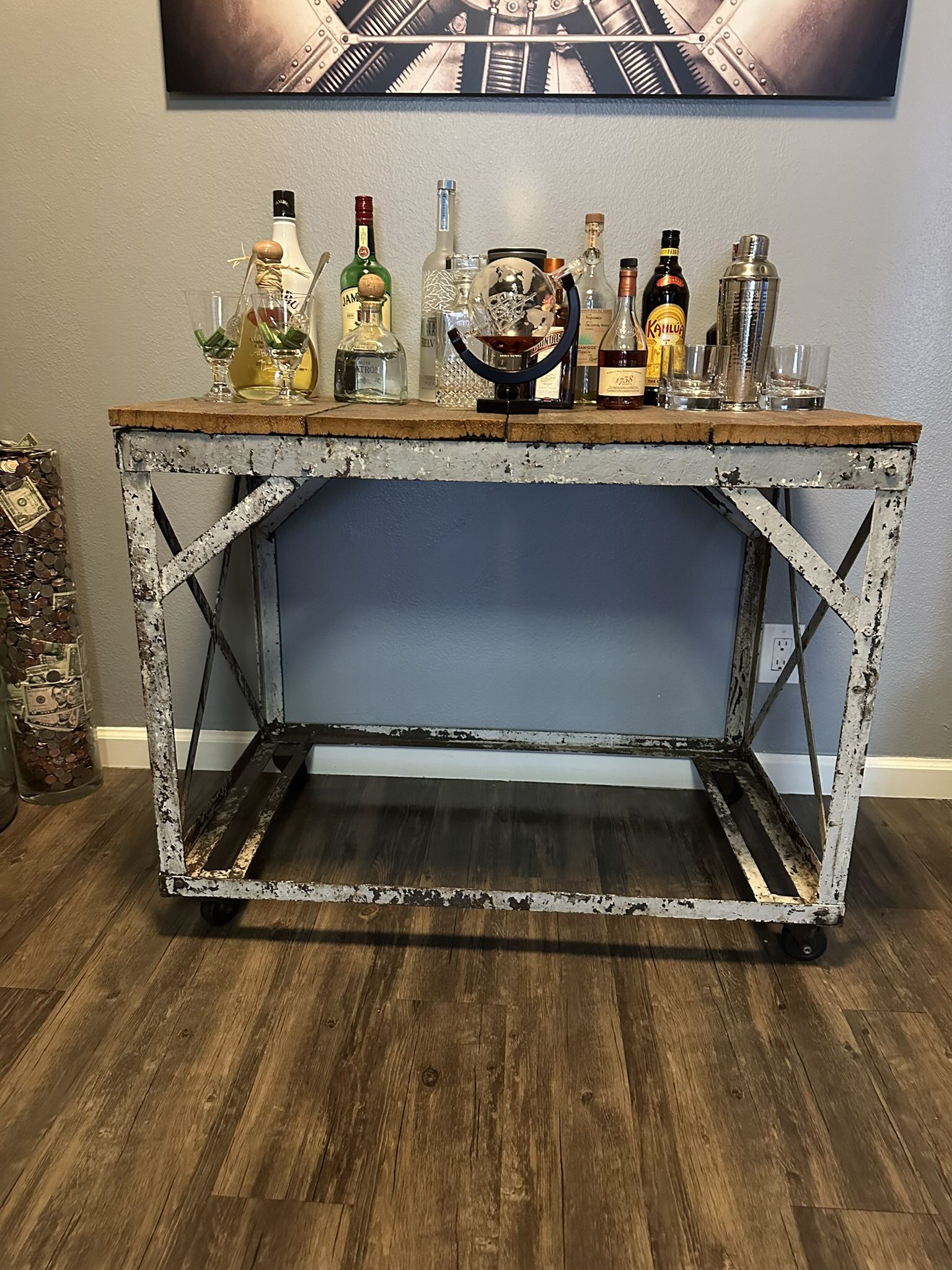 Antique rolling Cart 