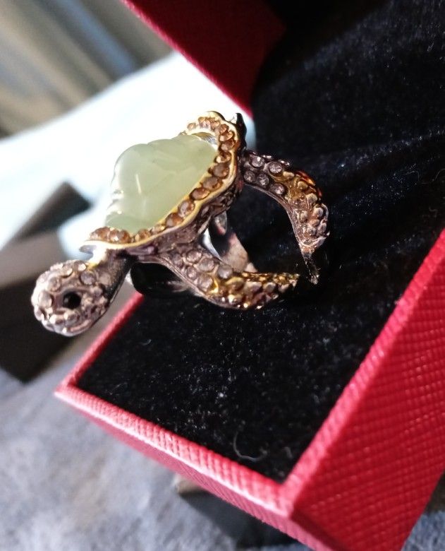Perseverance Turtle Ring