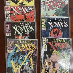 Lot Of 7 Classic X-men Marvel Comicbooks
