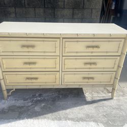 Dixie 6 drawer bamboo style dresser 