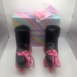 Ruthfot Women’s Roller Skates Black/Pink Size 8