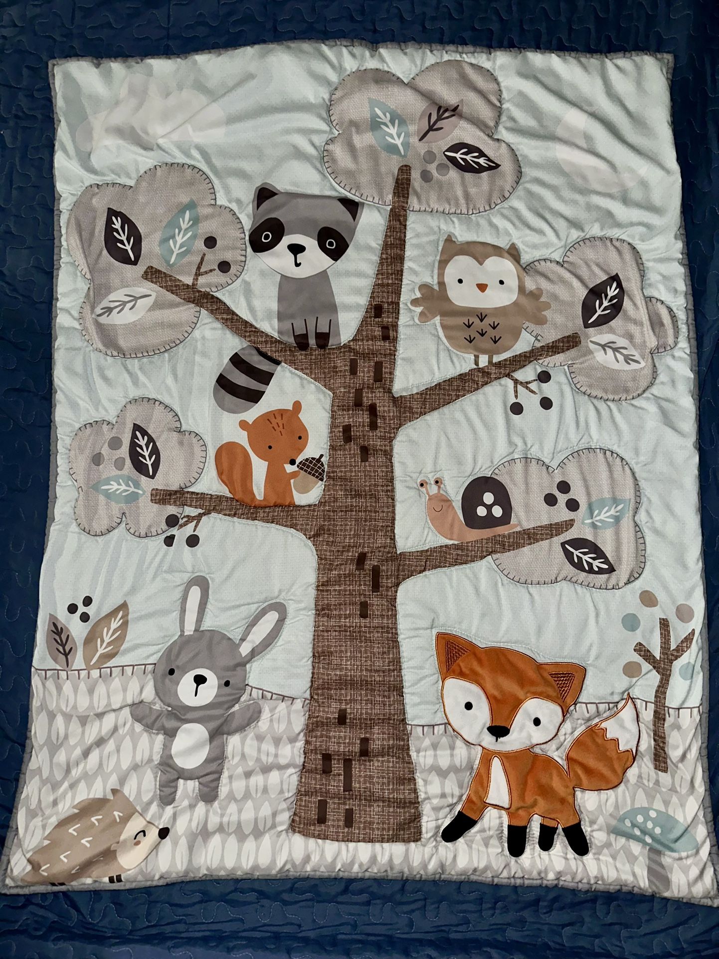 Baby Boy Crib Set Animals