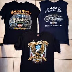 Vintage Harley Davidson T-shirt Bundle 