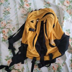 Northafce Yellow Vintage Backpack