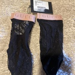 Gucci Floral Lace Ankle Sock 