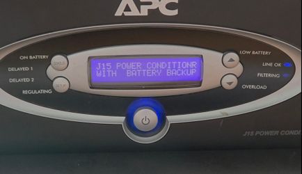 APC J15 Power Conditioner with Battery Backup