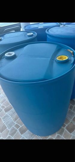 55 gallon barrel FREE and NEW Pick up today or Sunday ONLY