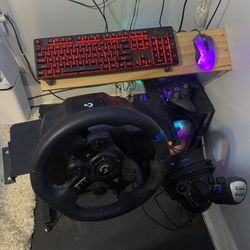 Gaming Pc Setup And Racing Sim