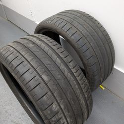 2 Tires 285/30/21 Pirell PZero P Zero