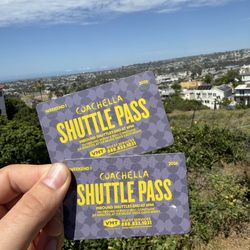 Selling weekend 1 Coachella shuttle pass