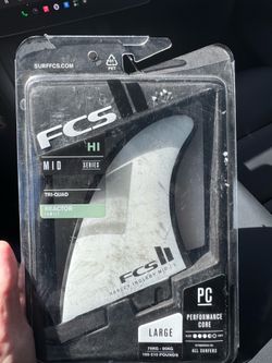 FCS II Harley Ingleby Mid Tri-Quad Fins - Large
