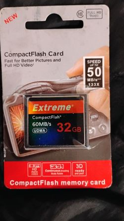 CompactFlash Memory Card - BR, TD, 32GB, 133X