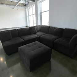 Thomasville Modular Sectional - Charcoal Grey