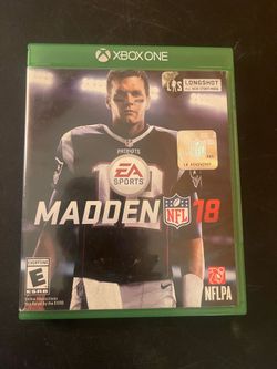 Madden NFL 18 For Xbox One Football Very Good