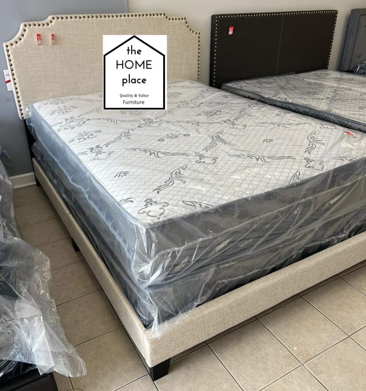 PACKAGE DEAL QUEEN Big Sale Brand New Queen Bed Frame WITH MATTRESS AND BOX SPRING In Stock NOW!!