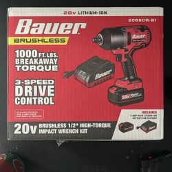 Brushless Bauer Drill With Charger 