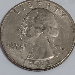 This One Is A Treasury Piece (1983) LIBERTY Quarter Worth 