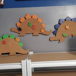 Dinosaur Corkboard Display Wall Decor