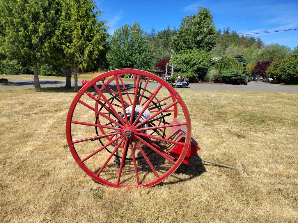 Old School Fire Hose And Reel 