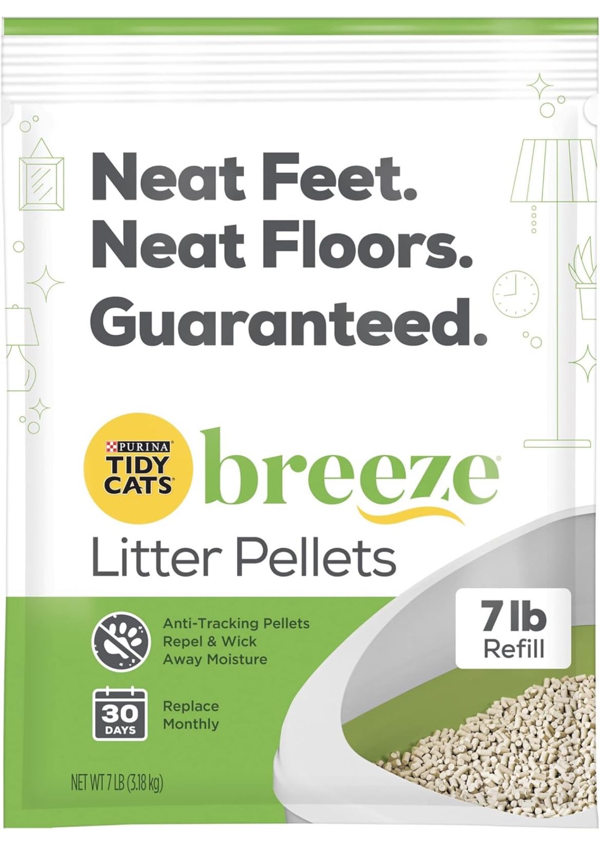 Tidy Cats Breeze Pellets - 7 Ibs XL Bag 1-Pack
