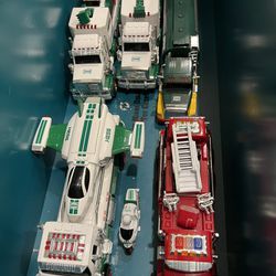 HESS TRUCK BUNDLE ALL LIGHT UP / SOUND TOY COLLECTABLE HESS TRUCKS