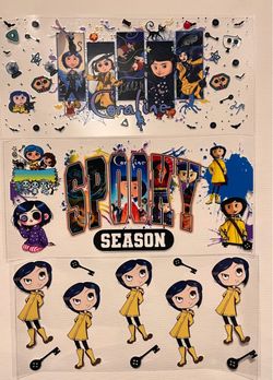 Coraline’s UV DTF Wraps