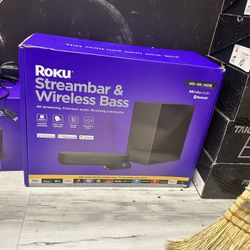 Roku Streambar And Wireless Speakers 