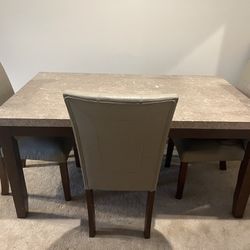 Kitchen Table- Beautiful Stone