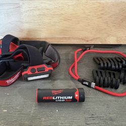 600 Lumens LED REDLITHIUM USB Low-Profile Hard Hat Headlamp