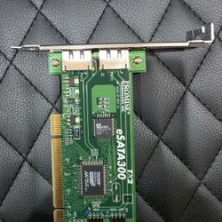Promise ESATA 300 TX2 2-port PCI Disk Controller Card GP 0528-01 Rev: A1