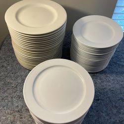 67-Piece Plate Set – Homer Laughlin, ITI, Vertex