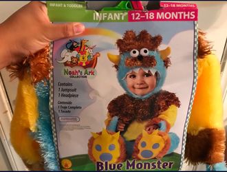 Infant blue monster Noah’s Ark