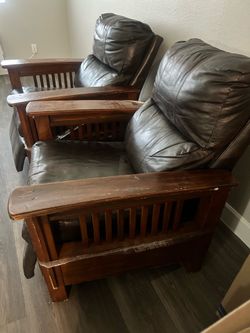 Antique furniture reclining chairs $40 each