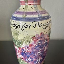 Julie Upland 1999 Enesco Vase 