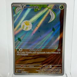 Pokémon TCG Scarlet & Violet tarountula 199/198 Holo English
