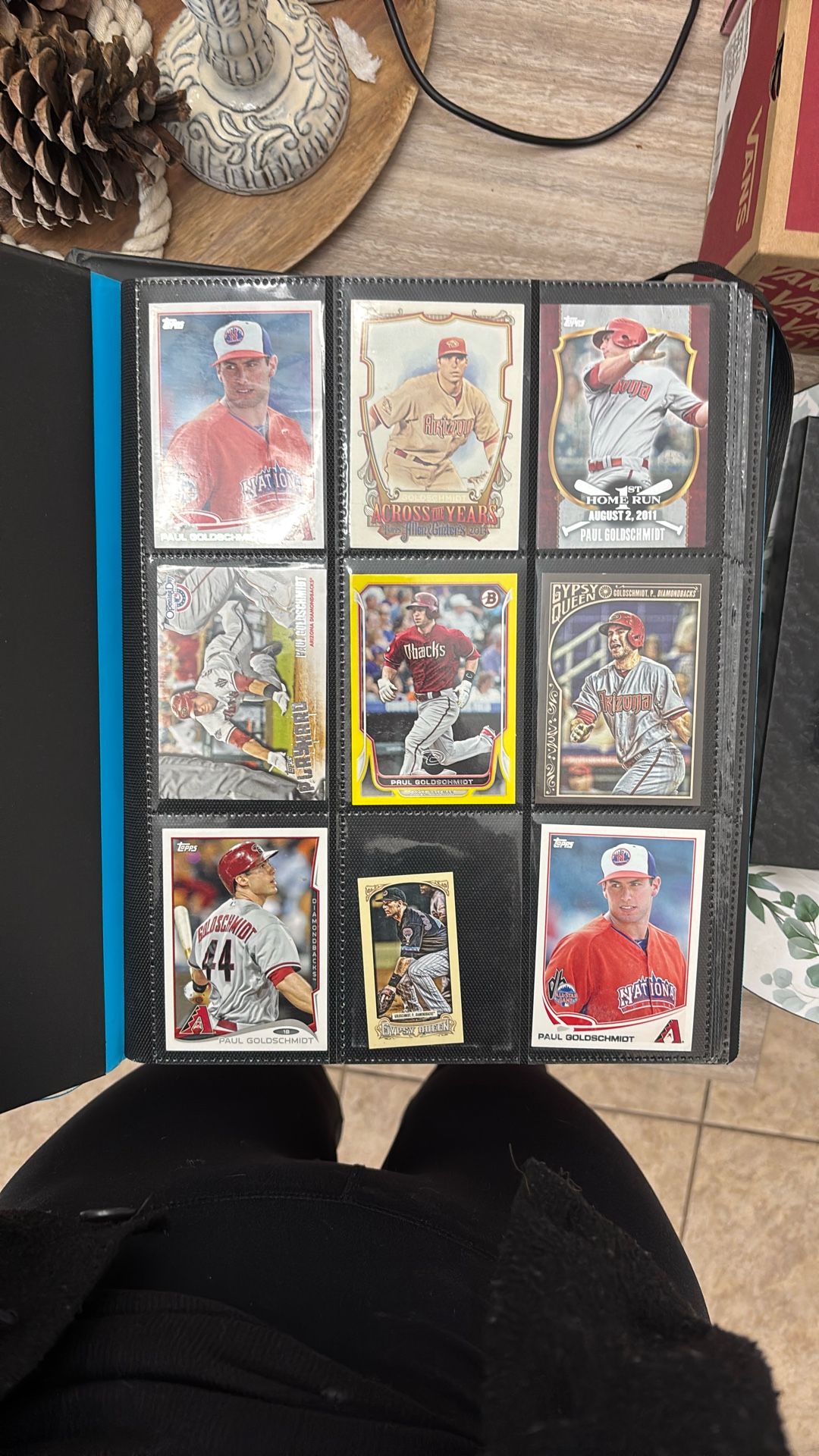 Binder of sports cards memorabilia- baseball