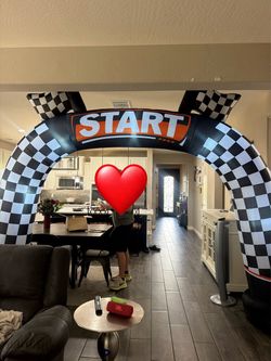 Start/finish race car inflatable