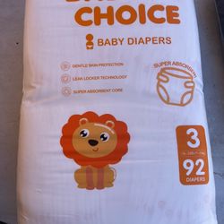 Daddy’s Choice Diapers #3 92 Diapers 