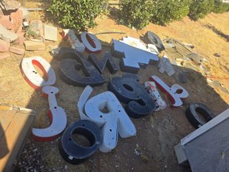 Vintage Metal Letters