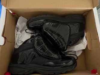 New Balance Black Mid-Top Sneakers
