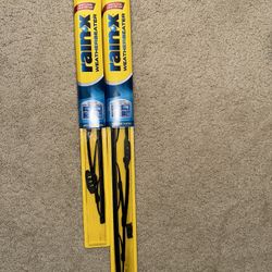 Windshield Wipers (24”, 19”), Rain-X Weather Beater