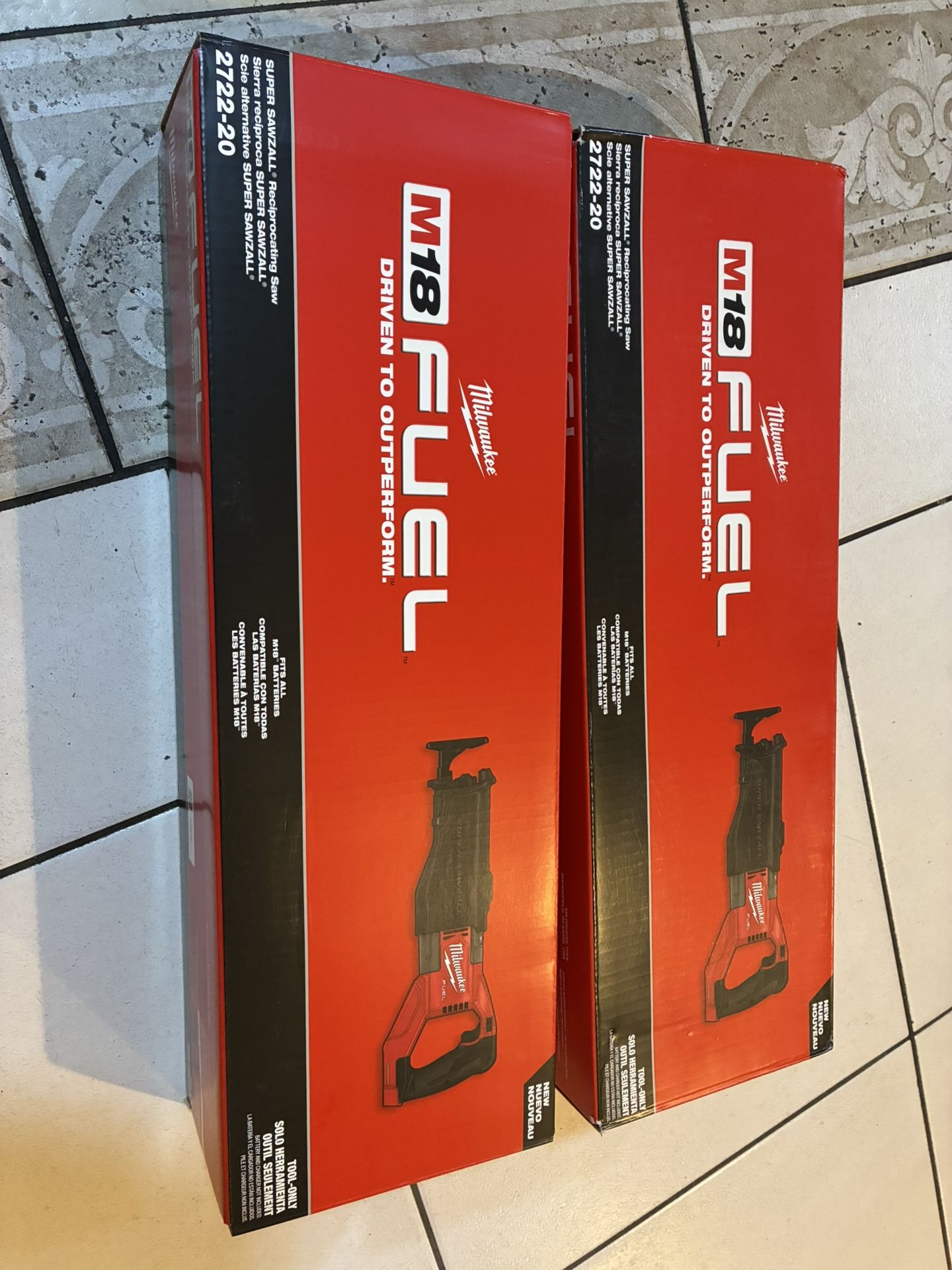 M18 Milwaukee Fuel Super Sawzall 5 speeds