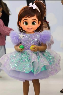 Custom Little Mermaidc Ariel Dress 2T – Birthday / Disney / Halloween