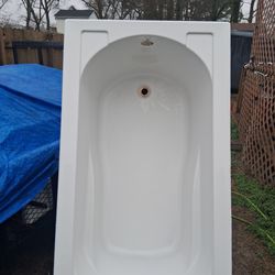 Drop in fiberglass tub