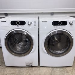 Samsung XL Capacity Washer Dryer Set Electric 