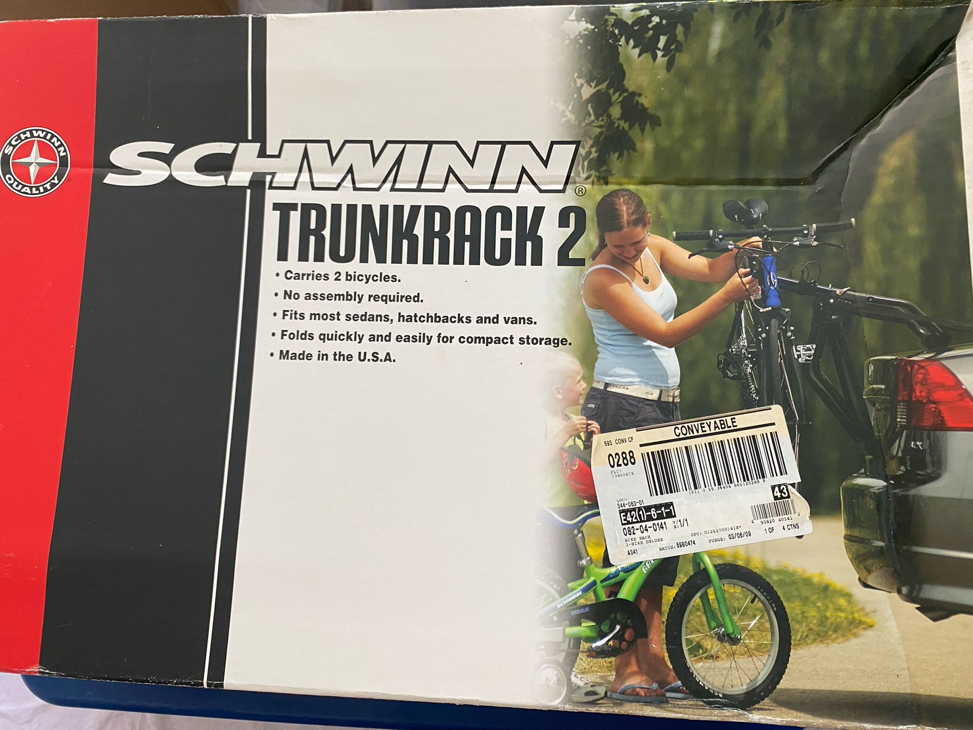 schwinn trunk rack 2