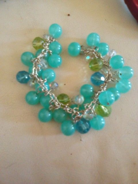 Alfani Crystal Balls Charm Bracelet