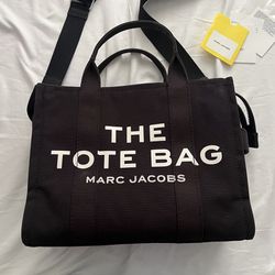 Marc Jacobs The Canvas Black Medium Crossbody Bag 